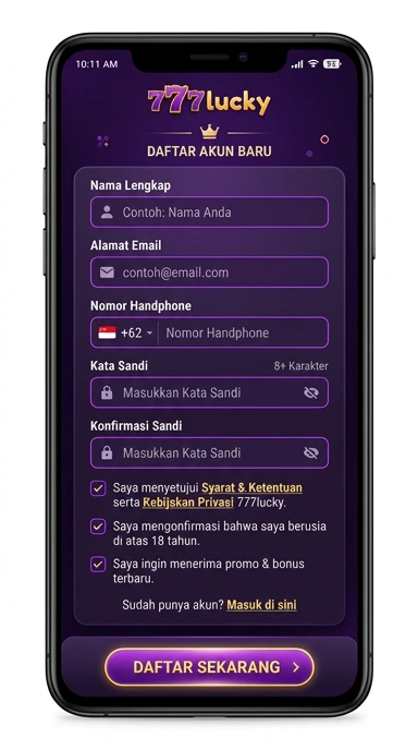 Panduan Registrasi Akun 777lucky untuk Pemain Baru