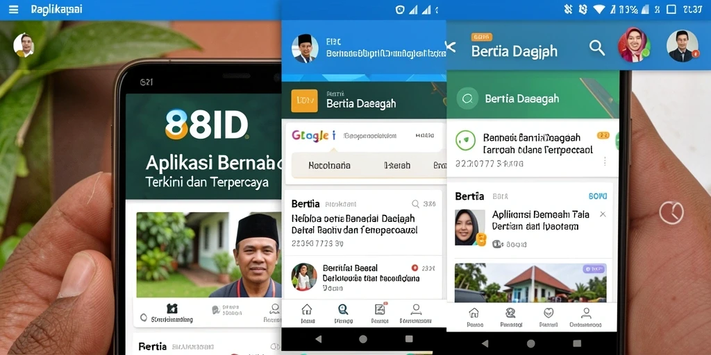 Tampilan antarmuka 88ID yang sederhana dan informatif.