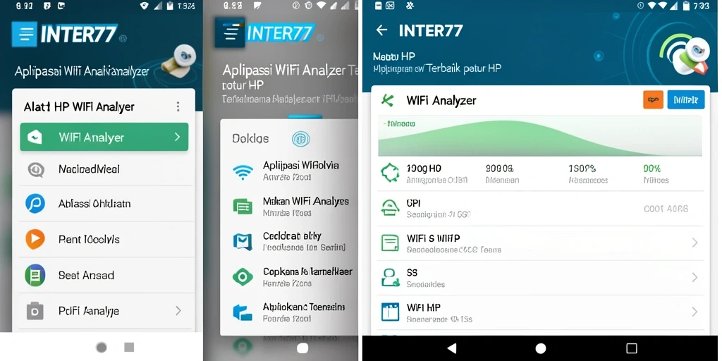 Tampilan antarmuka INTER77 yang menarik dan informatif.