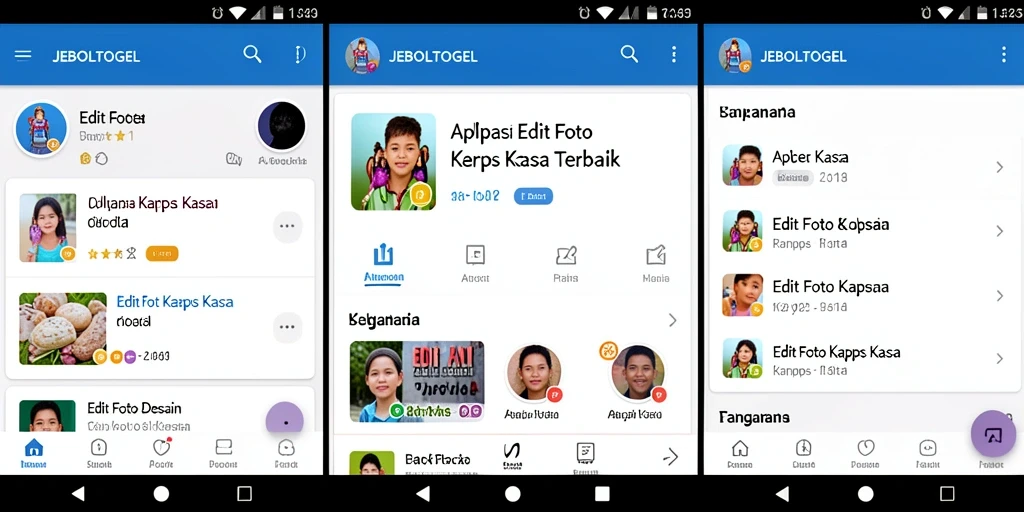 Tampilan antarmuka JEBOLTOGEL yang modern untuk editing foto kertas kaca.