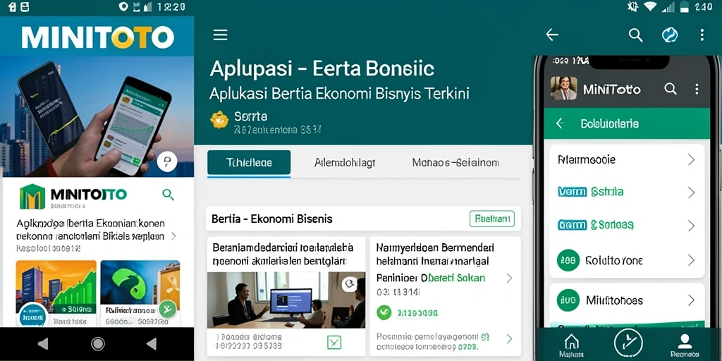 Antarmuka aplikasi MINITOTO yang informatif dan menarik