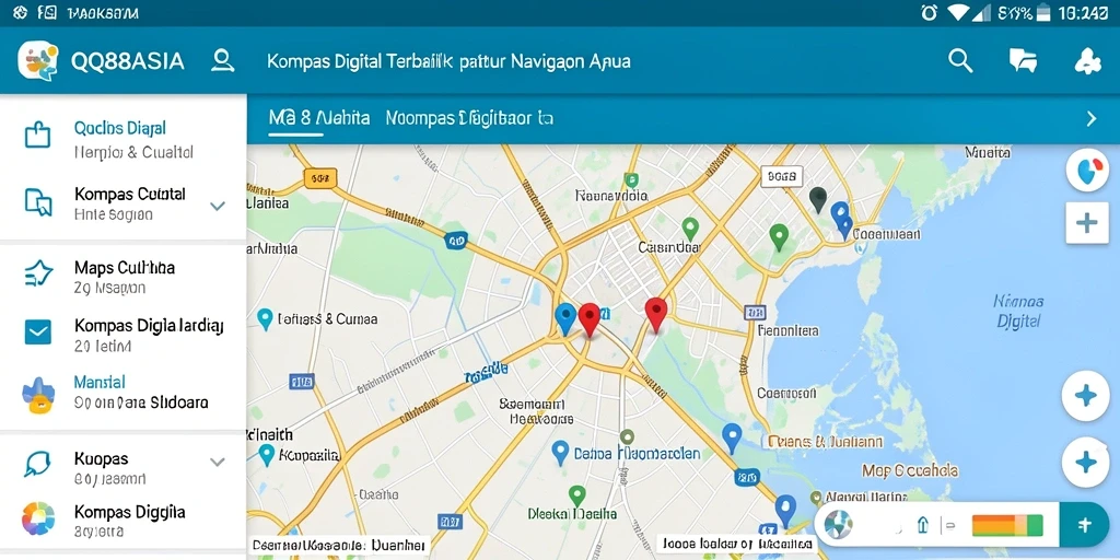 Tampilan antarmuka QQ88ASIA yang user-friendly dan informatif.