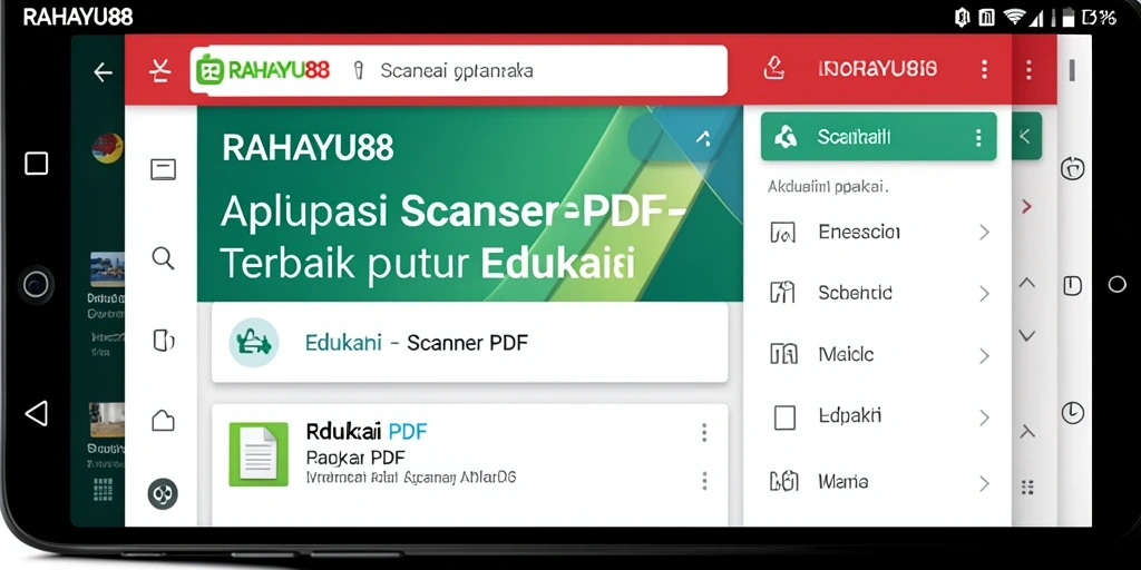 Antarmuka RAHAYU88 yang ramah pengguna untuk Scanner PDF.