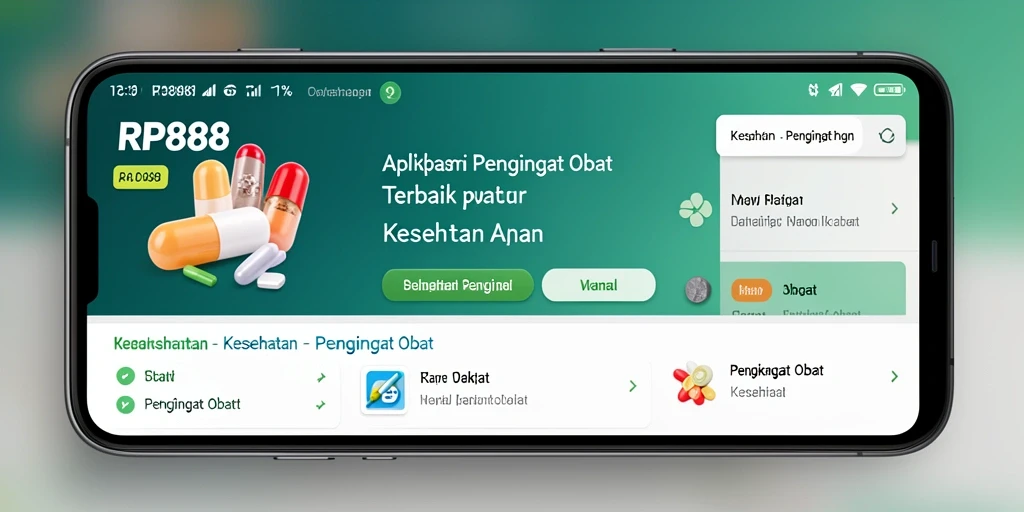 Tampilan antarmuka RP888 yang ramah pengguna dan informatif.