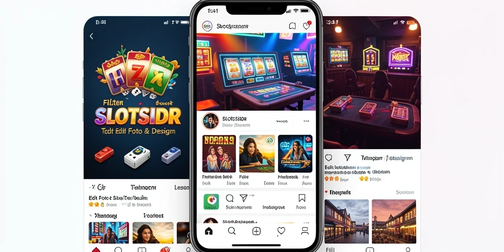 Antarmuka SLOTSIDR yang user-friendly untuk editing foto Instagram.