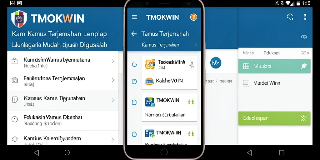 Tampilan antarmuka TMOKWIN yang menarik dan mudah digunakan.